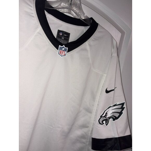 Nike NFL Philadelphia Eagles Men’s Medium White Jersey‎ Blank Fast Shipping! NEW - Picture 1 of 4